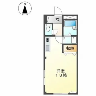 ハイム ホンバヤシ【1階】の間取り