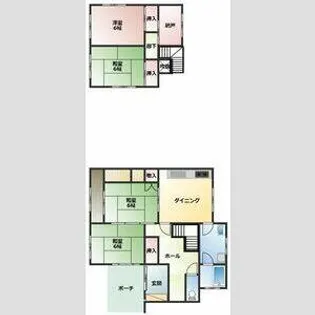 兵庫県姫路市北夢前台2丁目【一戸建】の間取り