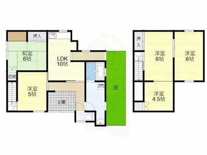 大阪府和泉市上代町【一戸建】の間取り