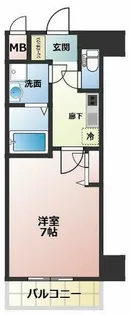Dimus新大阪【10階】の間取り