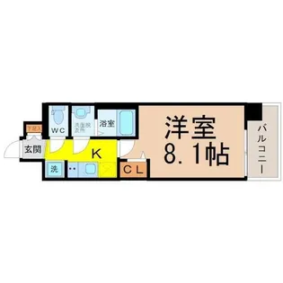 プレサンス大須観音駅前【6階】の間取り