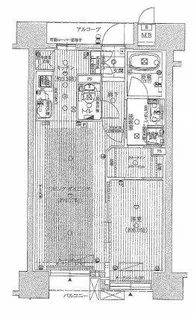 ディオ梅田【4階】の間取り