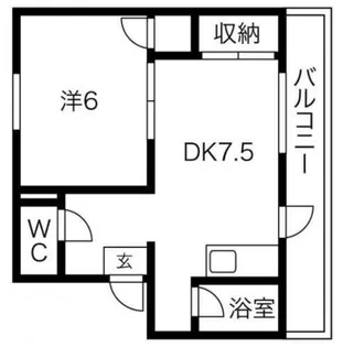 ミストラル土山【1階】の間取り