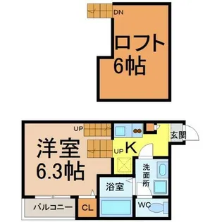 ライカート新栄【1階】の間取り