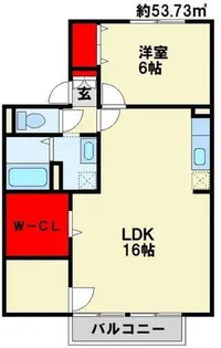 セジュール鴨生田 B棟【2階】の間取り