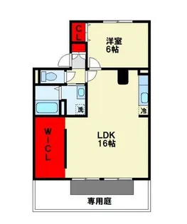 セジュール鴨生田 A棟【1階】の間取り