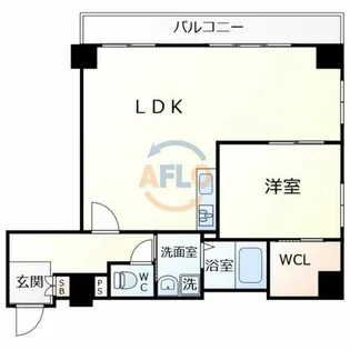 シティアーク天王寺【8階】の間取り
