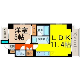 CASA DE PARTIDA【4階】の間取り