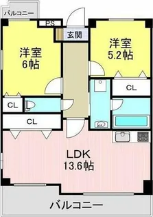 グランドール【2階】の間取り