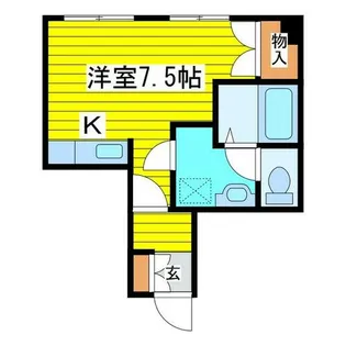 ARAKI HOUSE【201号室】の間取り