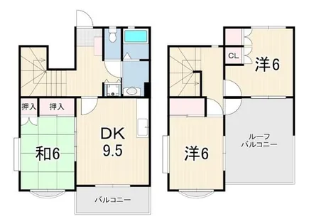 アグロス【2階】の間取り
