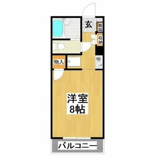 エクセル北浦【3階】の間取り