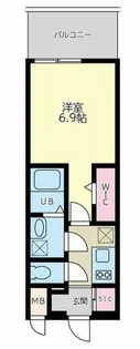 Quintet NAMBA【15階】の間取り