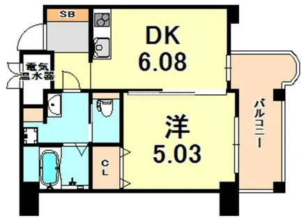 チェリービュウ芦屋川【3階】の間取り