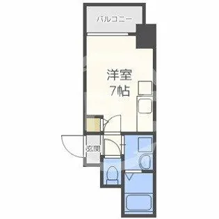 グランパシフィック塩草【5階】の間取り