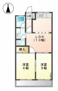 メゾンルミナス【1階】の間取り