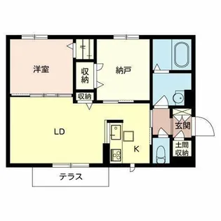 ライフステージ千里丘Ⅱ【1階】の間取り