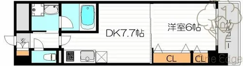 フィールドライト新大阪【2階】の間取り