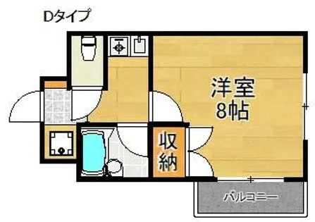 オアシス羽倉崎Ⅰ【3階】の間取り
