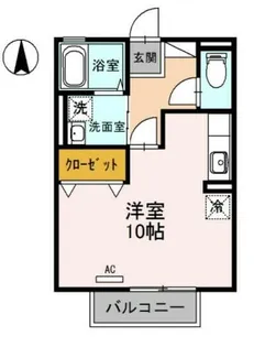 メゾン ルエ西蒲田【2階】の間取り