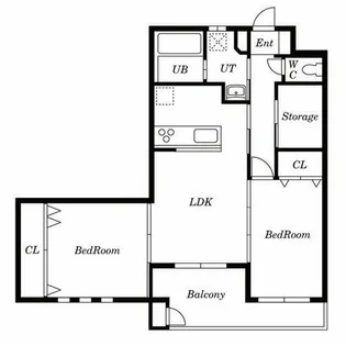 アドヴァンス・ライフ神野【3階】の間取り