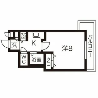LUMINOUS TSURUMAKOEN【2階】の間取り