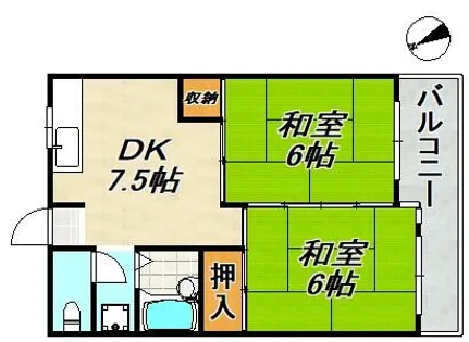 ハイムM2【3階】の間取り
