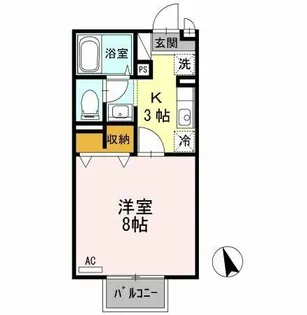 マーサ・ジュネス【2階】の間取り