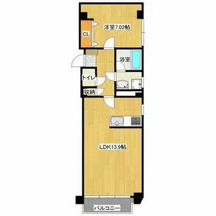 ST STATION BLDG【3階】の間取り