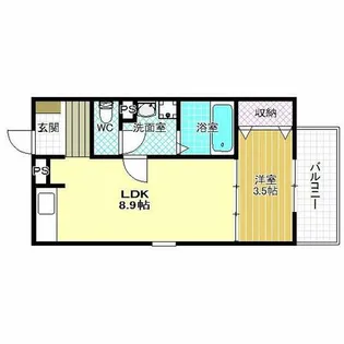 F+style天美東4号館【1階】の間取り