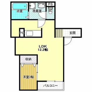 F+style天美東4号館【2階】の間取り