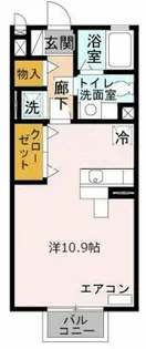 カーサアリビオ【2階】の間取り