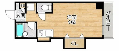 大阪府池田市城山町【マンション】の間取り