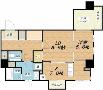 アースブルージュ【3階】の間取り