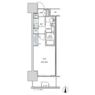 パークアクシス名古屋山王【6階】の間取り
