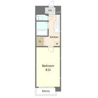 クレスト覚王山【3階】の間取り