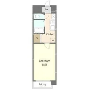 クレスト覚王山【3階】の間取り