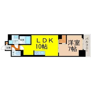 シュトルツ栄【8階】の間取り