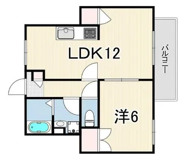 ベルデュールメゾン柊【2階】の間取り