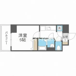 アドバンス西梅田ジェイス【7階】の間取り