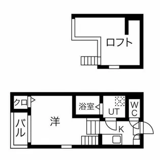 ハーモニーテラス井の森町【2階】の間取り