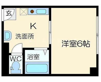 グラシア都島本通【2階】の間取り