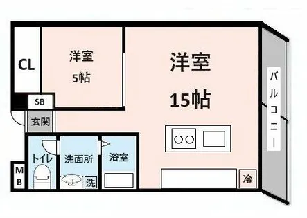 Giulia須磨浦Ⅲ【1階】の間取り