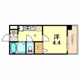 ビーフォレスト姫路EAST【403号室】の間取り