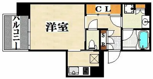 サンヒルズ博多【8階】の間取り