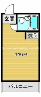 メビウス長居レジデンス【5階】の間取り
