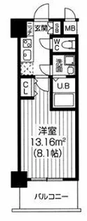 S-RESIDENCE緑橋serio【6階】の間取り