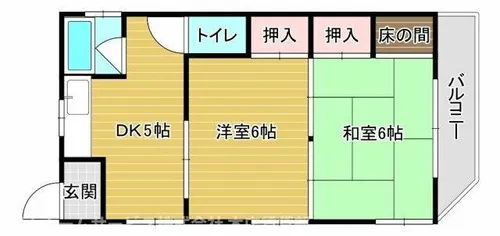 小西マンション【201号室】の間取り