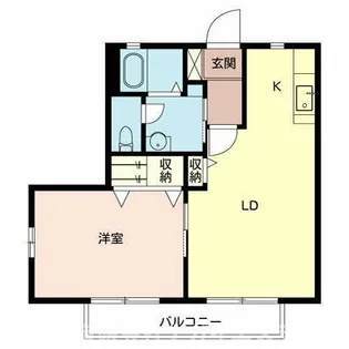 西脇市小坂町(ポラリス)【203号室】の間取り