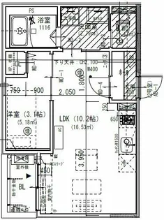 Jack tatsumiⅠ【1階】の間取り